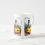 Ellen H. Clapsaddle: Halloween Owl Bone China Mugs