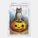Ellen H. Clapsaddle: Halloween Owl Towel