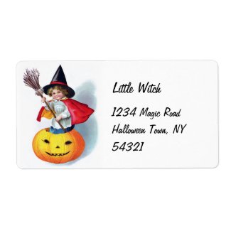 Ellen H. Clapsaddle: Little Pumpkin Witch