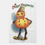 Ellen H. Clapsaddle: Pumpkin Boy Kitchen Towels