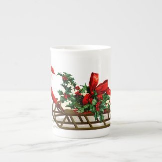 Ellen H. Clapsaddle: Sledge with Holly
