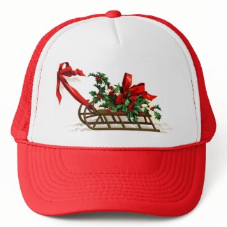 Ellen H. Clapsaddle: Sledge with Holly