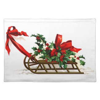 Ellen H. Clapsaddle: Sledge with Holly