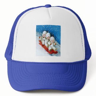 Ellen H. Clapsaddle: Winter Kids on Sledge