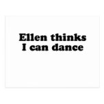 Ellen Thinks I can dance.png Post Cards