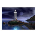 Elliot Key Lighthouse - Full Moon posters by Inspinet Elliot Key Lighthouse - Full Moon posters