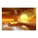 Elliot Key Lighthouse - Incoming Storm posters by Inspinet Elliot Key Lighthouse - Incoming Storm posters