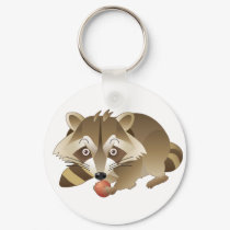 Elliot the Raccoon keychains by Wildlifeshoppe Elliot the Raccoon keychains