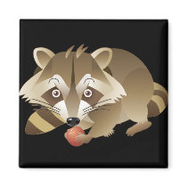 Elliot the Raccoon magnets