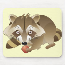 Elliot the Raccoon mousepads