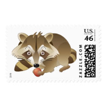 Elliot the Raccoon Postage