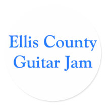 Ellis County Guitar Jam stickers