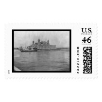 Ellis Island, NY 1913 postage by lc_vintagephotos Ellis Island, NY 1913 postage