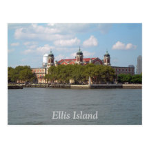 Ellis Island Postcard