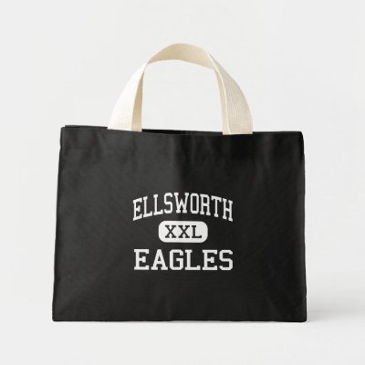 Cute Tote Bags  High School on Eagles   High School   Ellsworth Maine Tote Bags From Zazzle Com