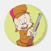 Elmer Fudd Ready to Hunt Magnet