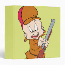 Elmer Fudd Ready to Hunt Vinyl Binders