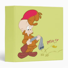 Elmer Fudd's Gun Failure 3 Ring Binder