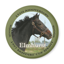 Elmhurst - '97 Breeders' Cup Sprint Winner Refrigerator Magnet