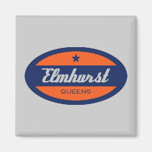Elmhurst Refrigerator Magnet
