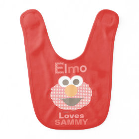 Elmo Loves You Baby Bib