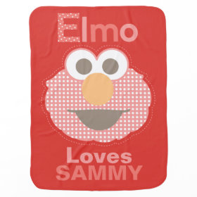 Elmo Loves You Stroller Blanket