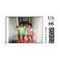 Elmo with Yanna and Kayla.jpg postage