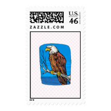 Elonzo Eagle Postage Stamp