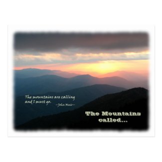 Eloped in the Mountains / Mtns Called - We Eloped! Postcards