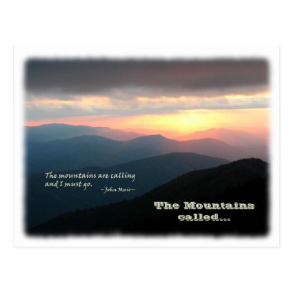 Eloped in the Mountains / Mtns Called - We Eloped! Postcards