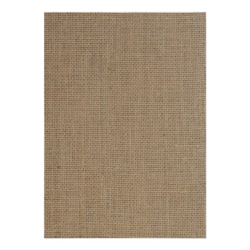 Elopement Announcements - Burlap Look