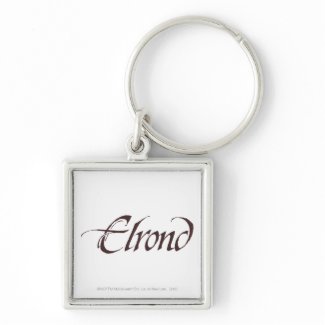 Elrond Name Solid Keychains