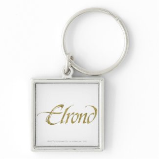 Elrond Name Textured Key Chains