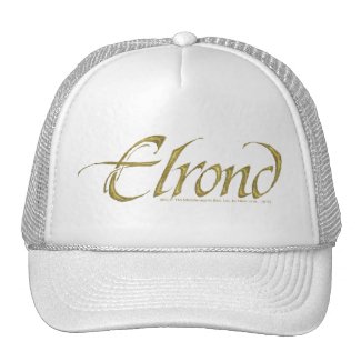 Elrond Name Textured Trucker Hat