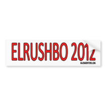 ElRushBo 2012 bumper stickers