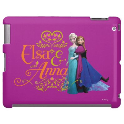 Elsa and Anna Standing Back to Back