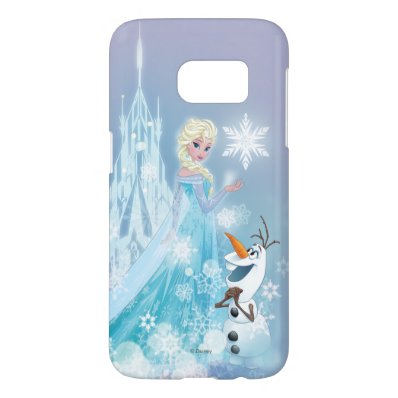 Elsa and Olaf - Icy Glow Samsung Galaxy S7 Case