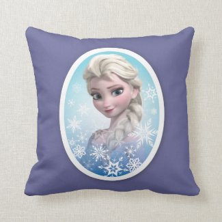 Elsa Snowlake Frame Pillows