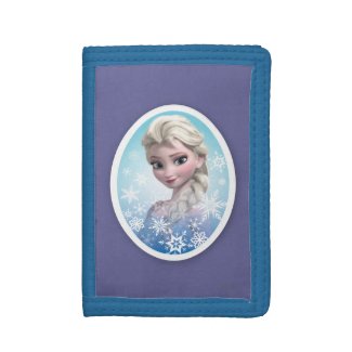 Elsa Snowlake Frame Tri-fold Wallet