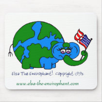 Elsa The Envirophant!~Mousepad by Kim_Souza Elsa The Envirophant!~Mousepad