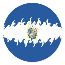 ElSalvador Gnarly Flag stickers