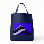 elusive solitude grocery tote bag