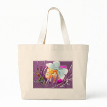 Elve with ladybirds tote bag