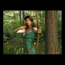 'Elven Archer' Print