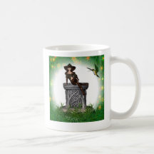 Elven Girl and Friend Coffee Mug