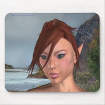 Elven Girl Mousepad mousepads