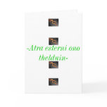 Elven greeting card