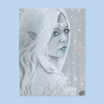 Elven Queen Postcard postcards