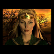 'Elven Queen' Print