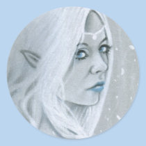 Elven Queen Sticker stickers